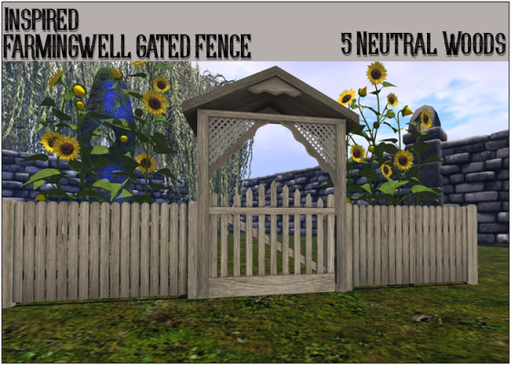 Farmingwell Neutral Wood Fence